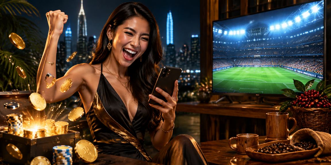 Pemain mendaftar bonus di kafe Vietnam